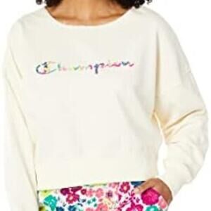 CHAMPIAN FLORAL SWEATSHIRT NWOT MULTI COLOR SIZE LARGE